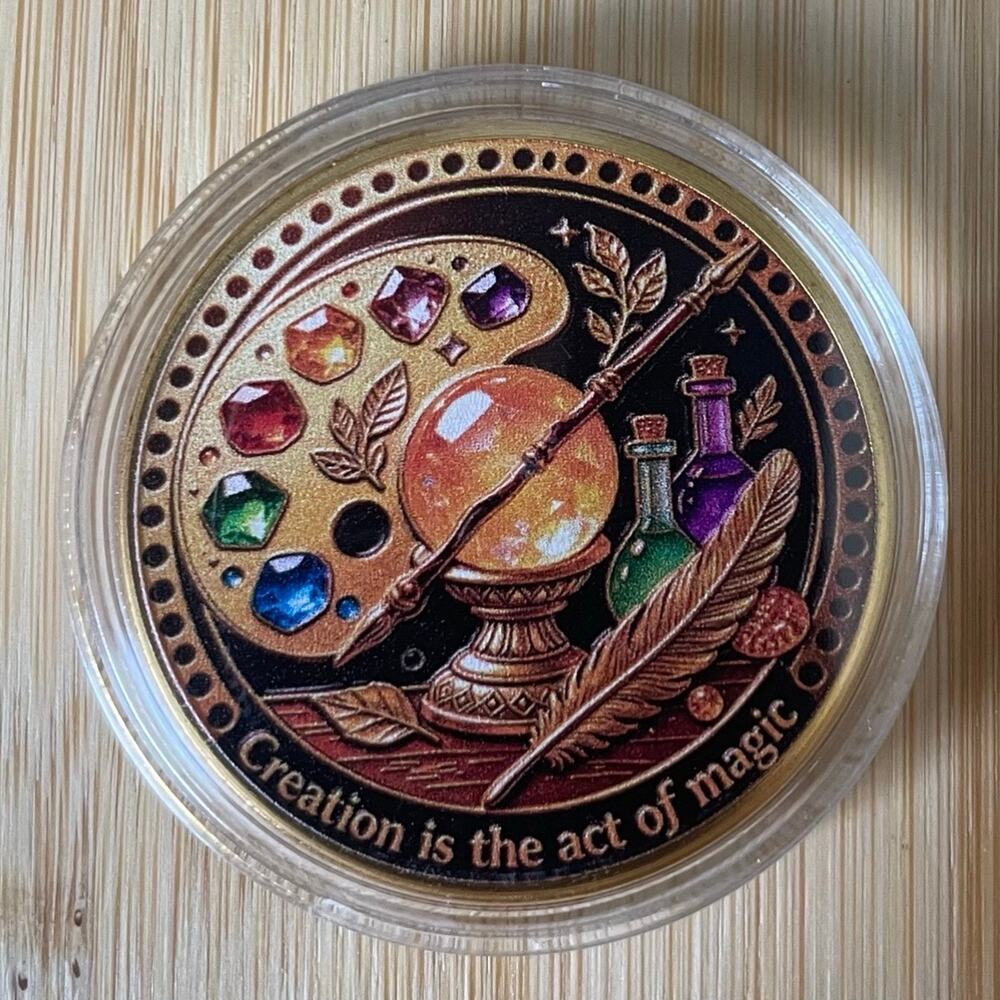 Artist’s Collectors Coin With Protective Case
